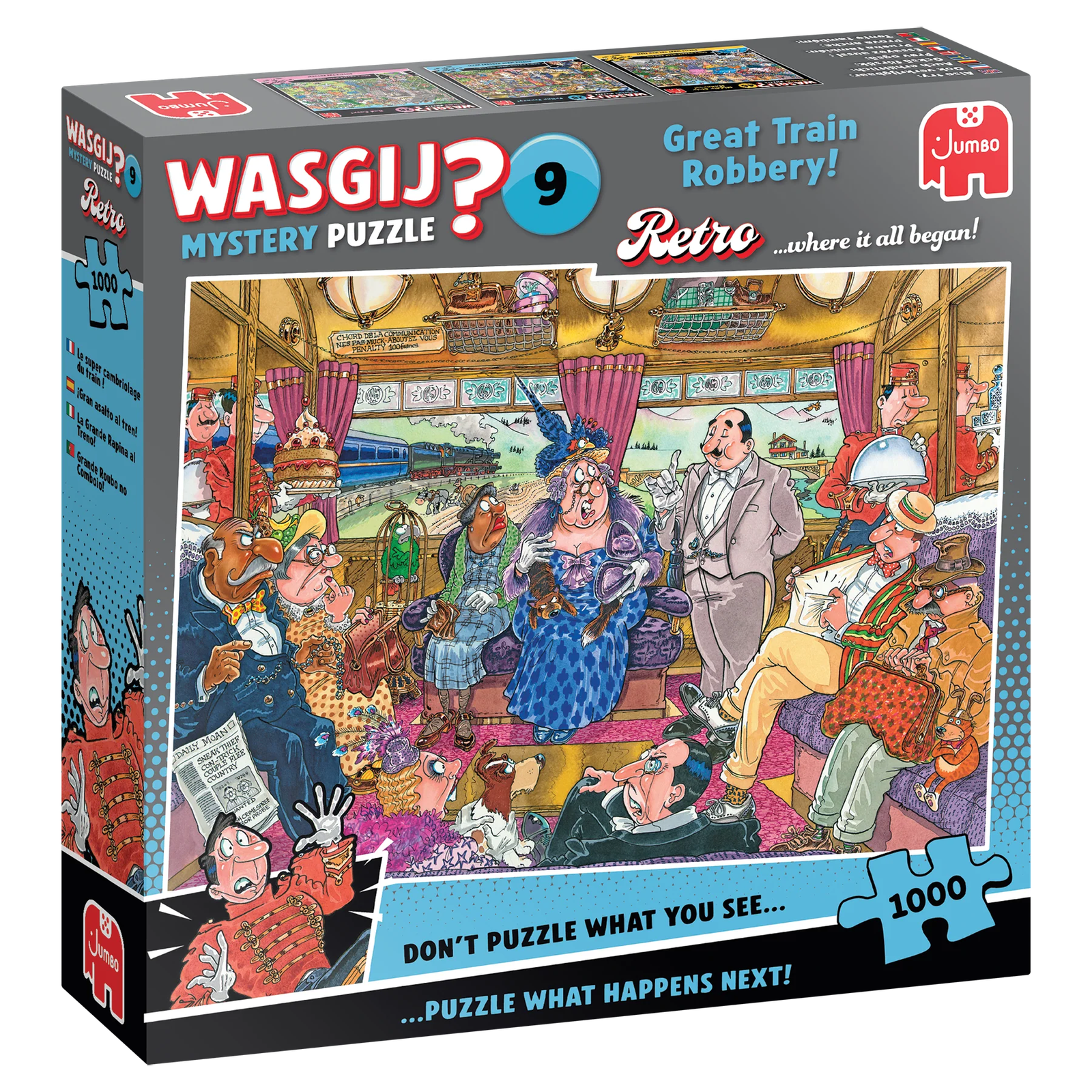 Wasgij Retro Mystery Great Train Robbery! 1000 Palan Palapeli