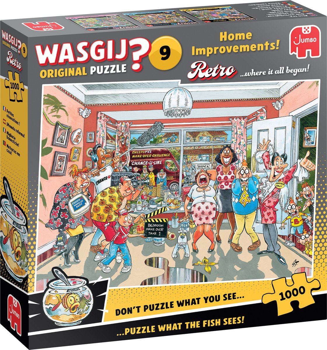 Wasgij Retro Original Home Improvements! 1000 Palan Palapeli