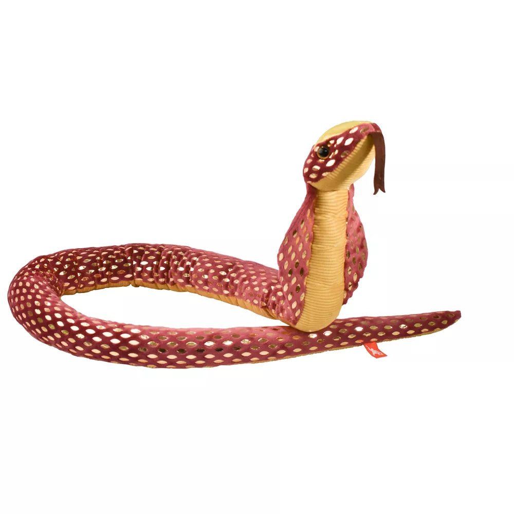 Wild Republic Foil Kobra Käärme Pehmolelu 137cm