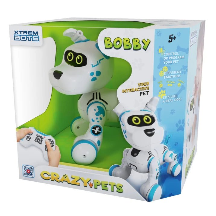 Xtreme Bots Crazy Pets Bobby Interaktiivinen Robottikoira