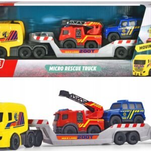Simba Dickie Micro Rescue Truck Autonkuljetusauto