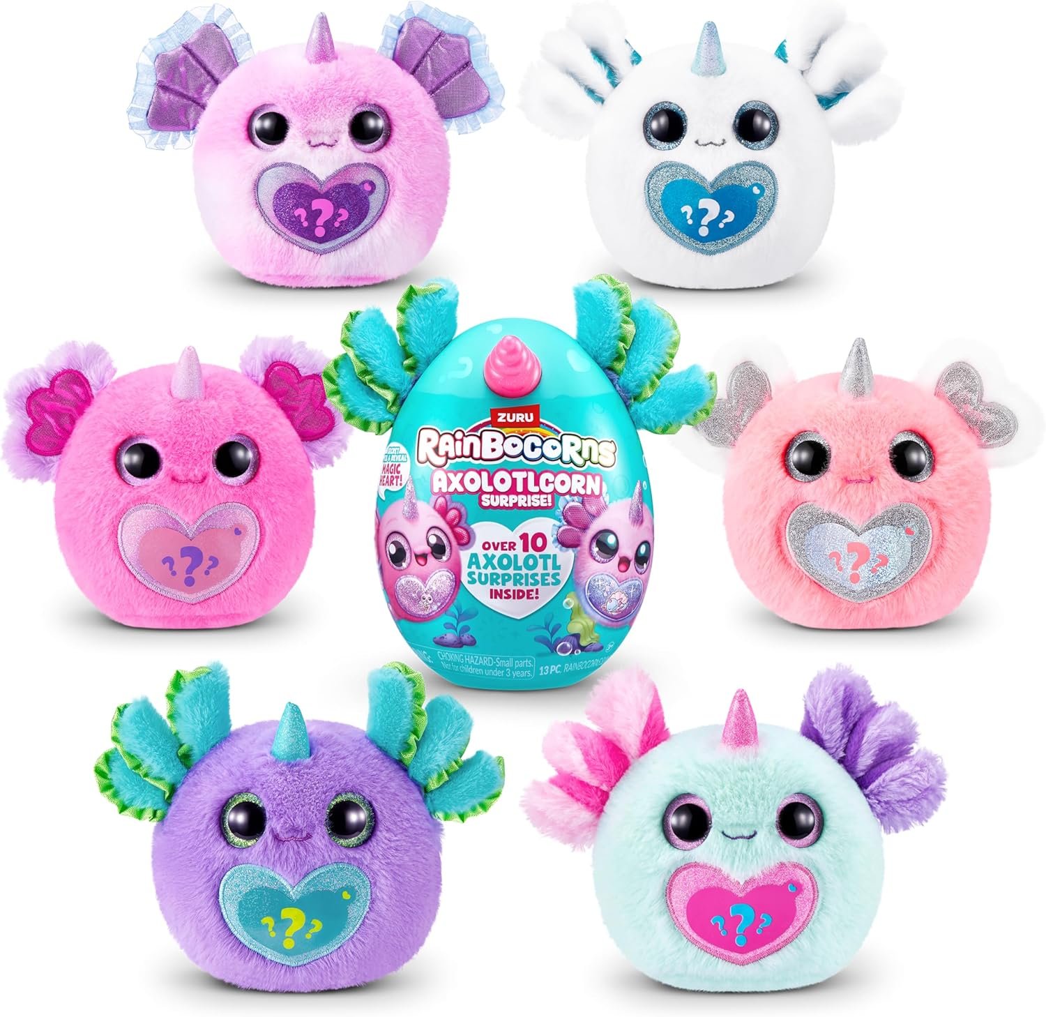 Zuru Rainbocorns Axolotlcorn Yllätyspehmolelu + 10 Yllätystä