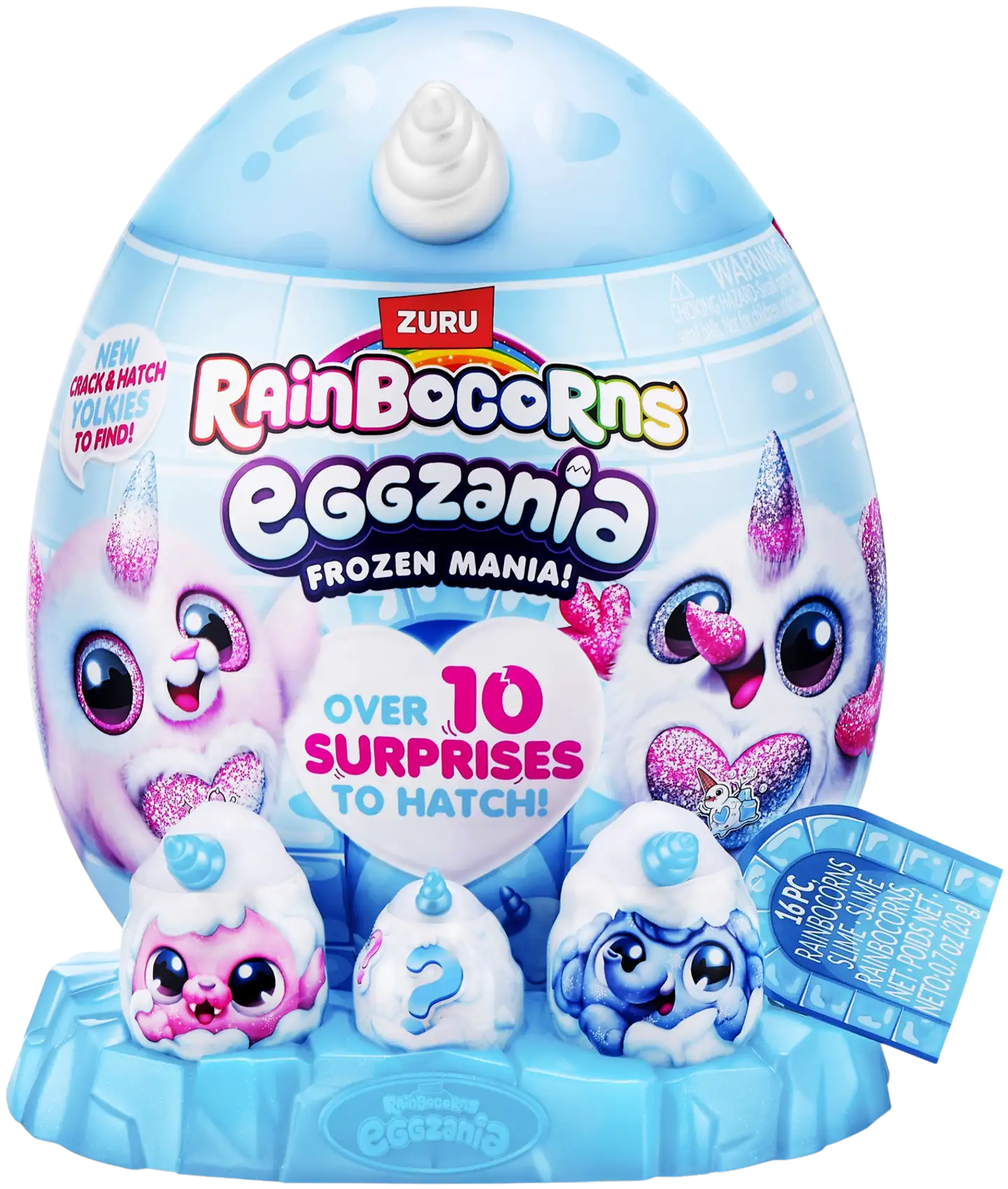 Zuru Rainbocorns Eggzania Frozen Mania Yllätyspehmolelu + 10 Yllätystä
