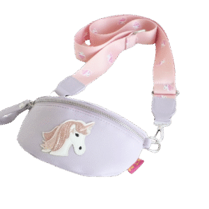 Kis Me Lasten Olkalaukku/Vyölaukku Yksisarvinen Hopea