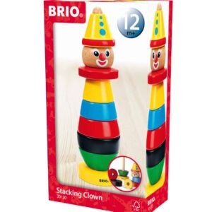 Brio 30120 Stacking Clown Puinen Pinottava Klovni