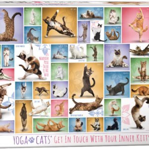 Eurographics Puzzle 1000 Palan Palapeli Yoga Cats