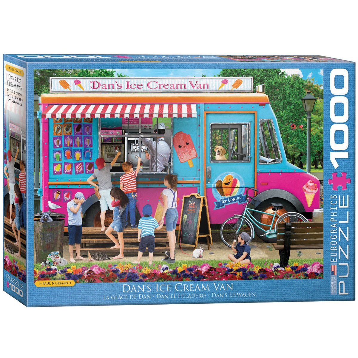 Eurographics Puzzle 1000 Palan Palapeli Dans Ice Cream Van
