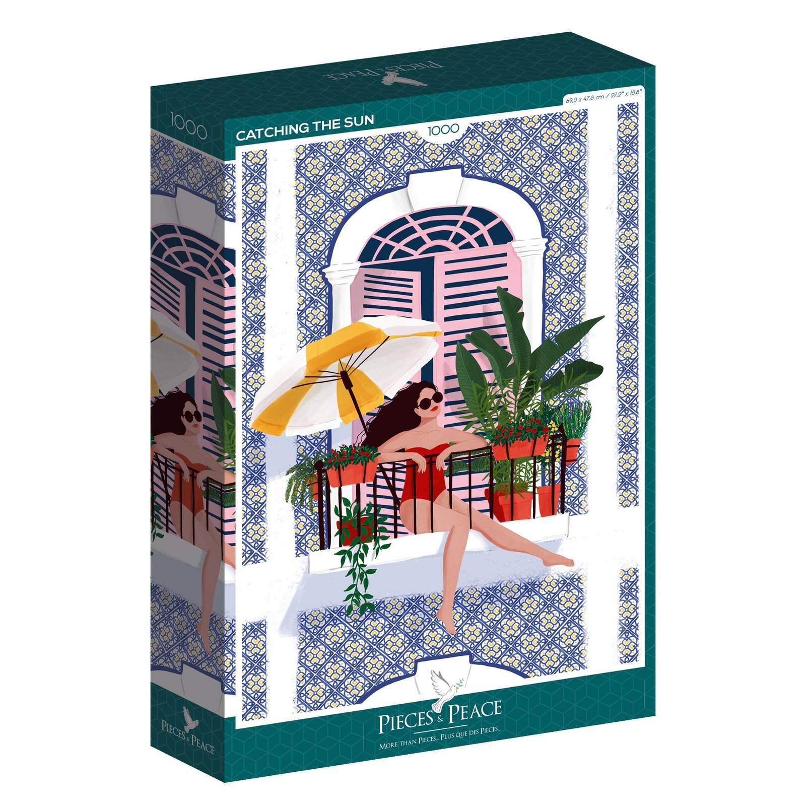 Pieces and Peace 1000 Palan Palapeli Catching The Sun