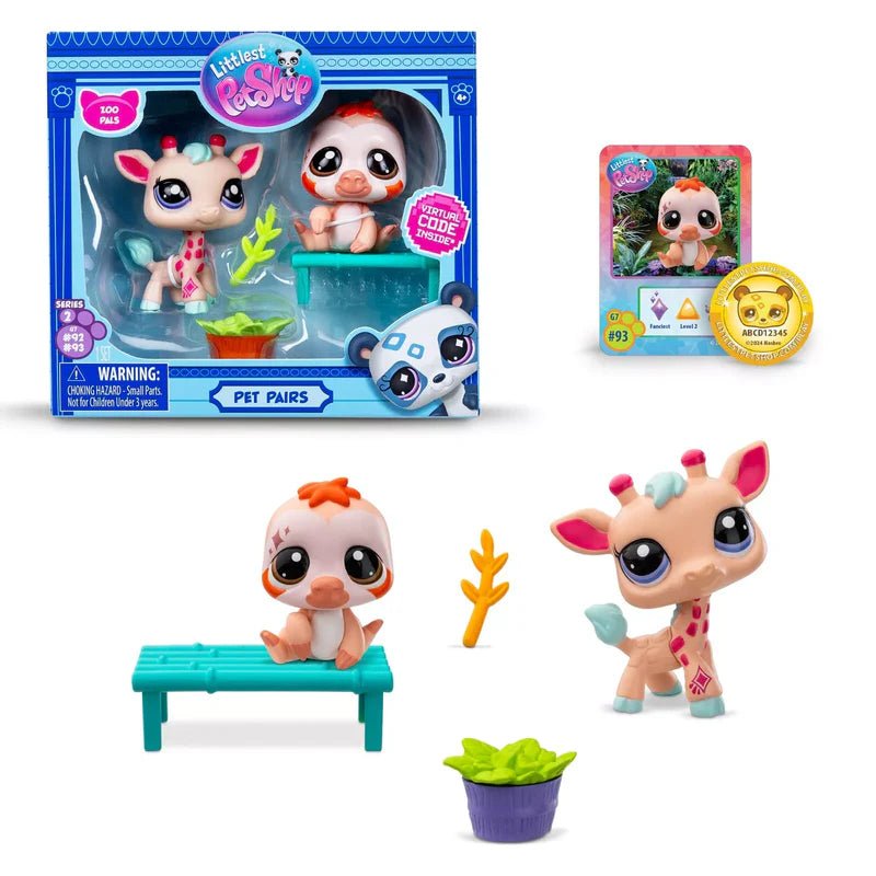 Littlest PetShop Pet Pairs Eläinparit Lajitelma - Zoo Pals