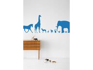 Ferm Living Animal Farm seinätarra, sininen