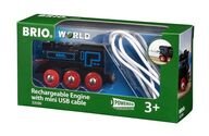 BRIO WORLD Ladattava veturi mini usb -johdolla