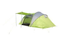 Tyylikäs tunneliteltta kahdella makuukamarilla