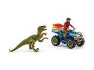 Schleich Pako Velociraptorilta mönkijällä