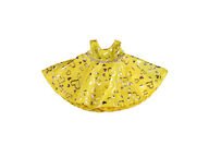 Kimalteleva keltainen mekko, 40 cm