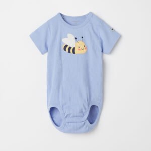 Lyhythihainen body mehiläisapplikoinnilla