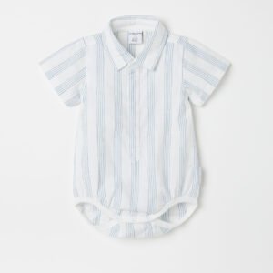 Lyhythihainen paitabody, raidallinen