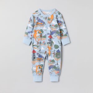 Pyjamahaalari lohikäärmekuviolla