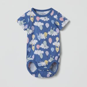 Lyhythihainen body ilmapallokuviolla