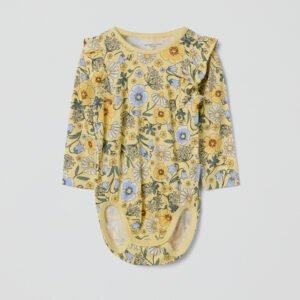 Röyhelöbody kukkakuviolla