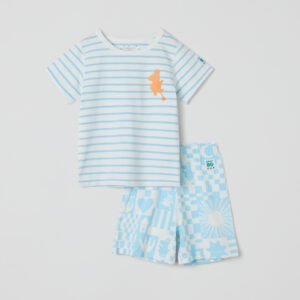 Lyhythihainen pyjama muumikuviolla