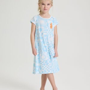 Lyhythihainen yöpaita muumikuviolla