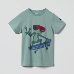 T-paita sammakkokuviolla