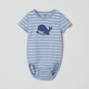 Lyhythihainen body valasapplikoinnilla