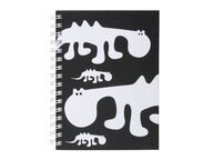 Brands Scandinavia Zoo Lizard muistikirja, A5 musta