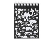 Brands Scandinavia Zoo Block muistikirja, A6 musta