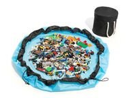 Leikkimatto ja säilytyskassi, sininen