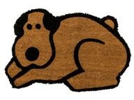 Koiran muotoinen Lattiamatto