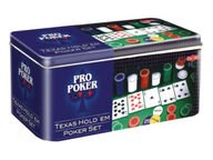 Pro Poker Texas Holdem Pokerisetti metallirasiassa