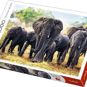 African elephants Puzzle 1000 pcs 10442