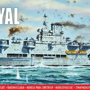 Airfix HMS Ark Royal 1:600 Mallinrakennussarja