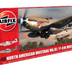 Airfix North American Mustang Mk.IV/P-51K Mustang 1:48 Mallinrakennussarja