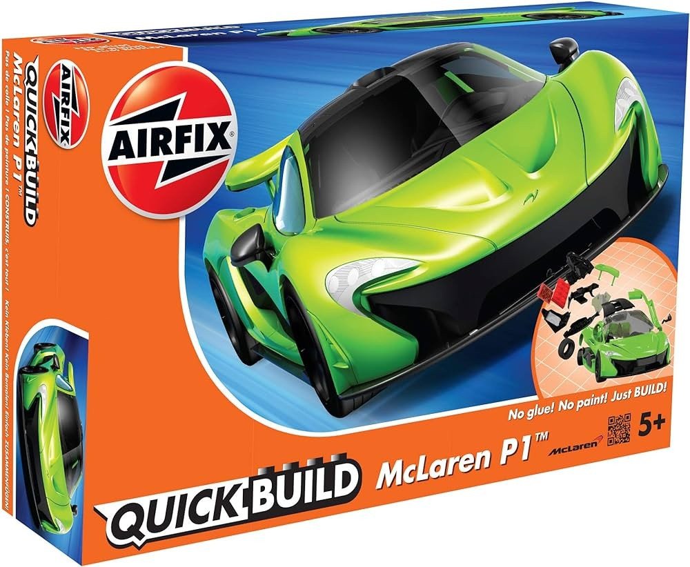 Airfix Quickbuild McLaren P1 white Mallinrakennussarja
