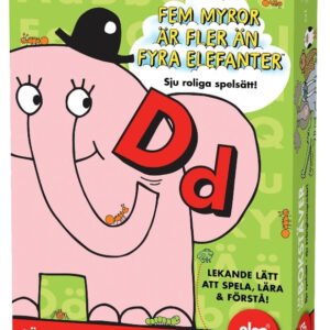 Alga Fem myror är fler än fyra elefanter Bokstäver (SE)