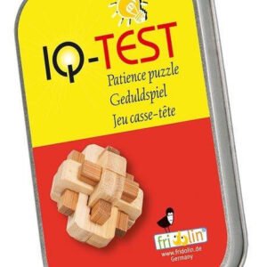 Älykkyystesti Bambu 3D-palapeli metallilaatikossa Sekoitettu solmu