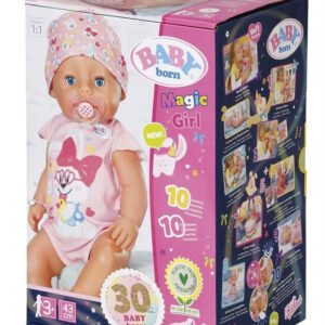 Baby Born Doll Magic Girl tarvikkeineen