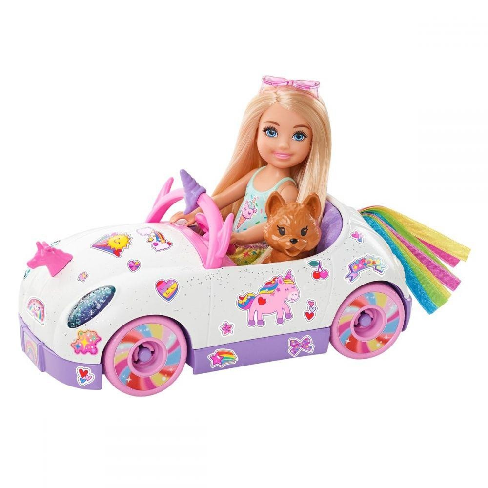 Barbie Chelsea Car with doll GXT41