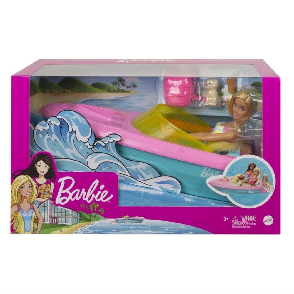 Barbie Doll with Boat and Accessories GRG30