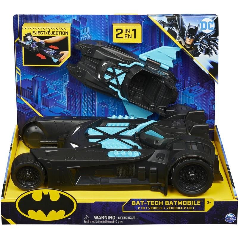 Batman 2 in 1 Batmobile Black & Blue