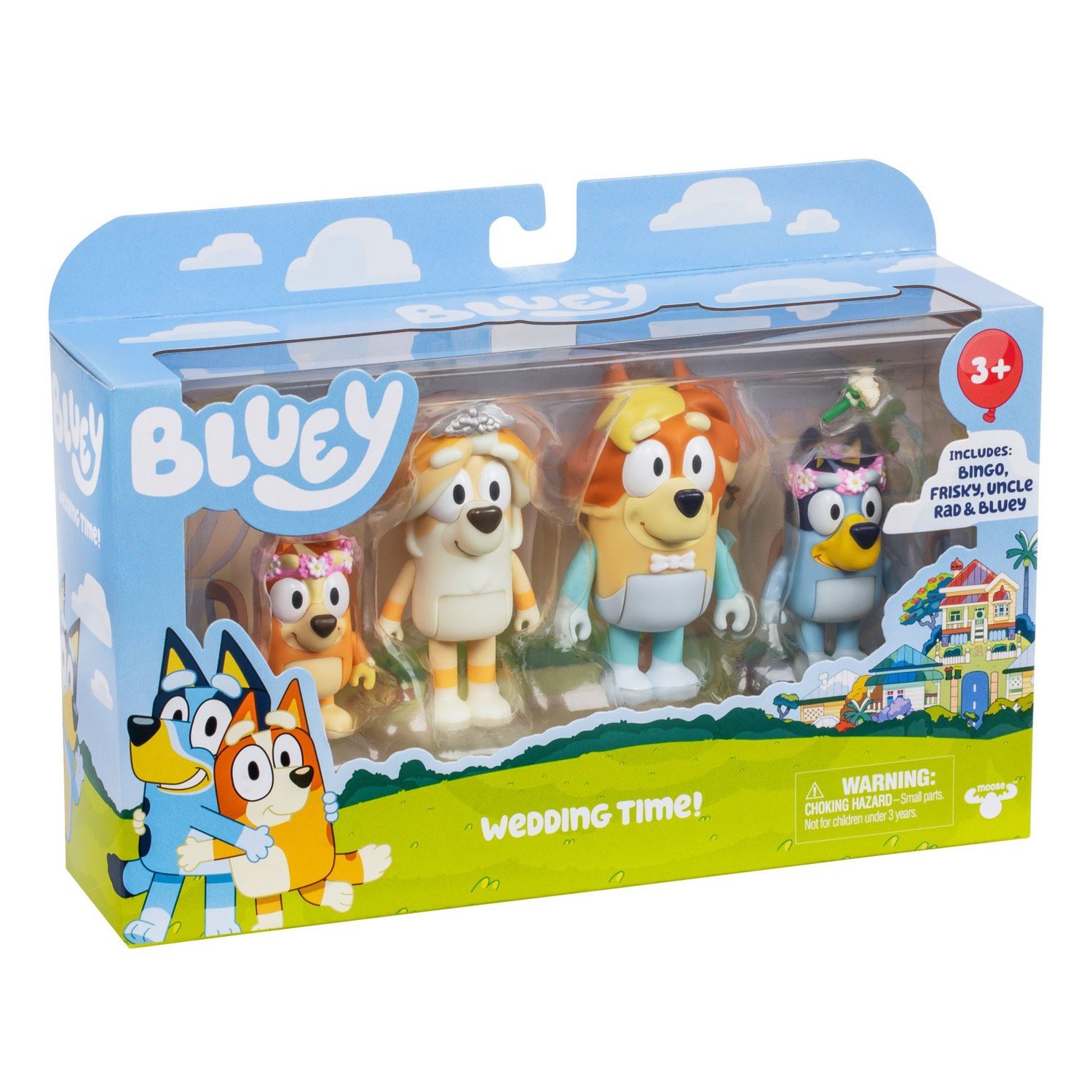 Bluey Figurer 4-pack Wedding Time
