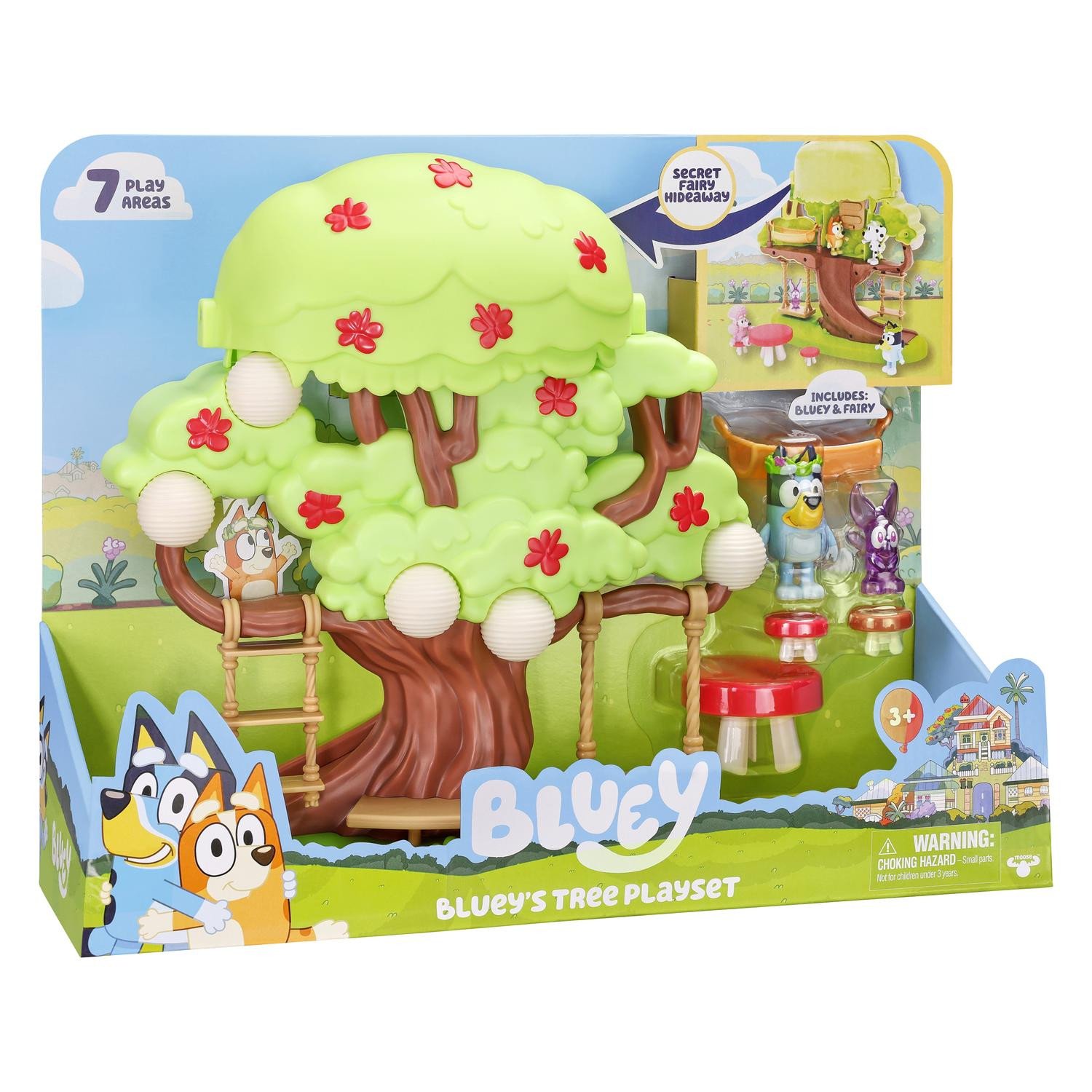 Bluey puumaja leikkisetti