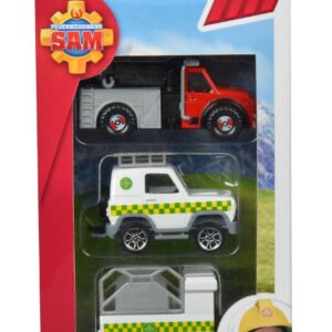 Brandman Sam Ajoneuvot 3-pakkaus 1: 64 Valkoinen