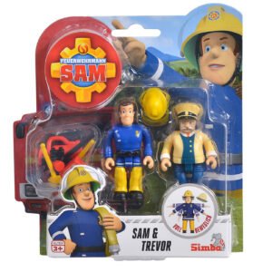 Brandman Sam Figuurit 2 kpl pakkaus Sam & Trevor lisävarusteiden kanssa