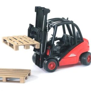 Bruder Linde Trukki H30D kahdella lavalla 1:16