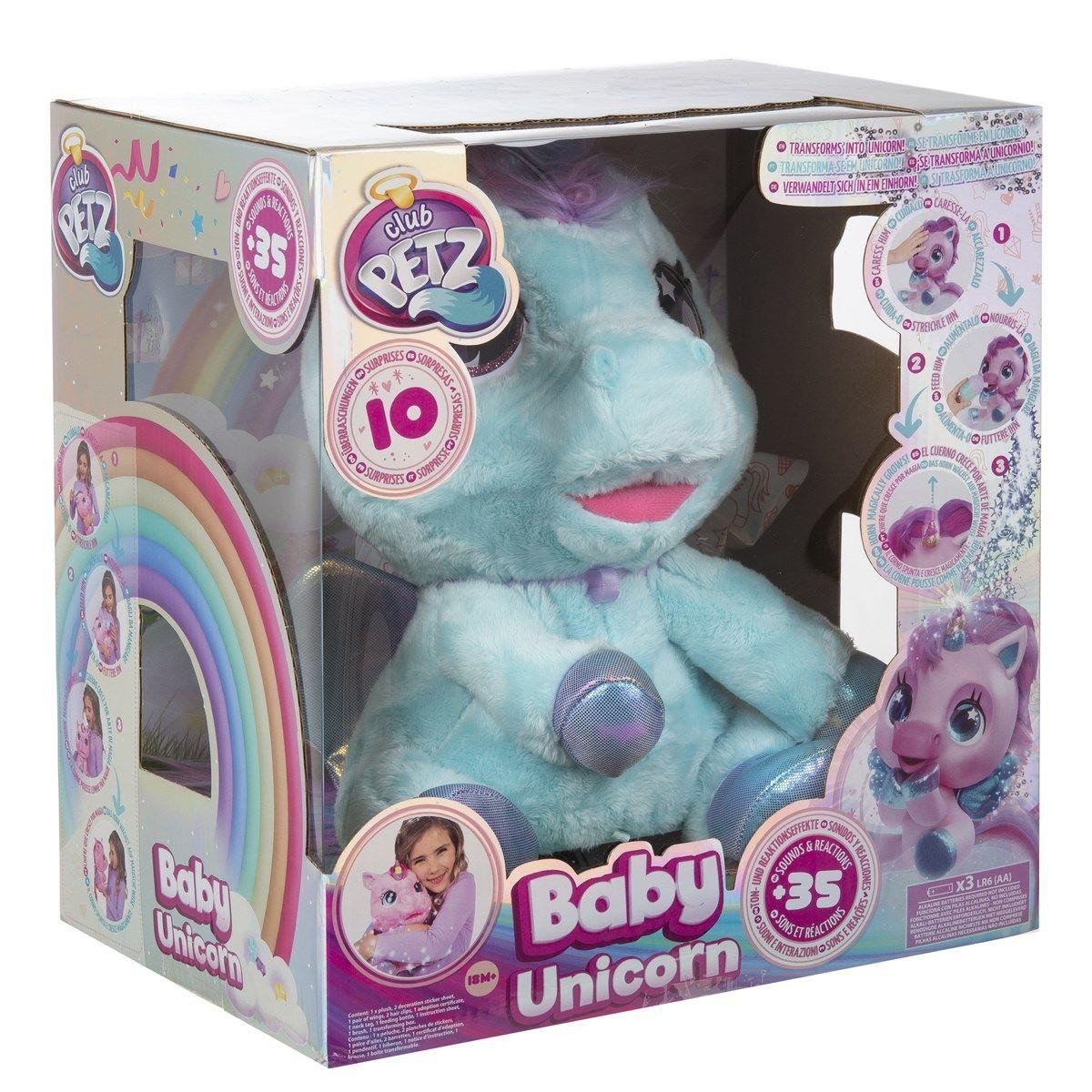 Club Petz Baby Unicorn Turquoise : Color - Turquoise