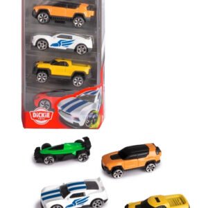 Dickie Toys Ajoneuvot Metalli 5-pakkaus V2 Vihreä