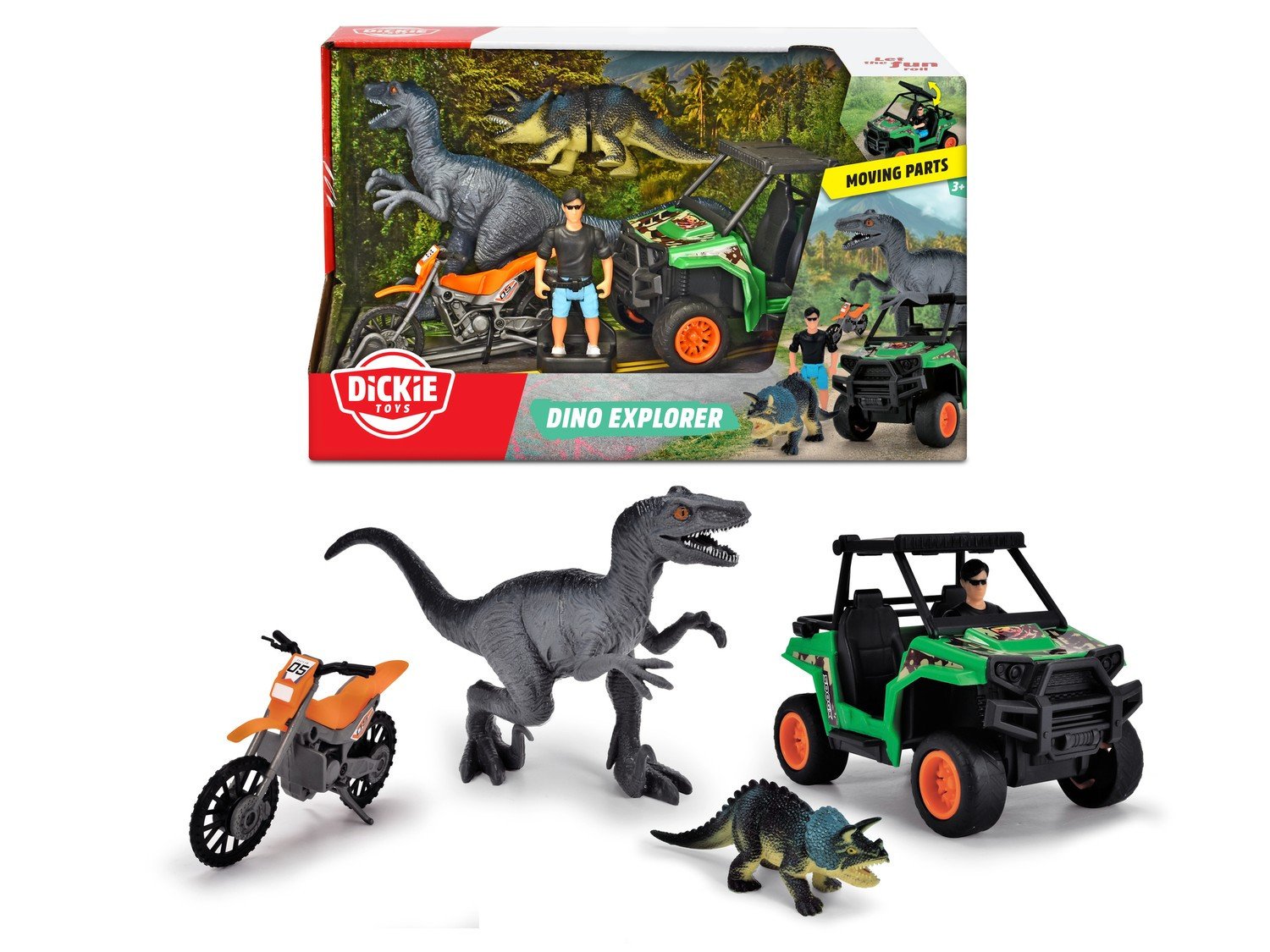 Dickie Toys Dino Explorer Lelusarja